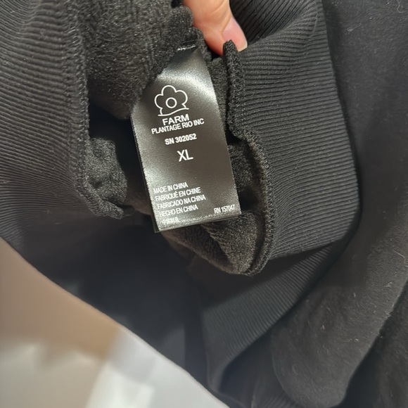 *NEW* FARM RIO BRAZILIAN WARM WELCOME CROPPED SWEATSHIRT XL - Picture 10 of 10